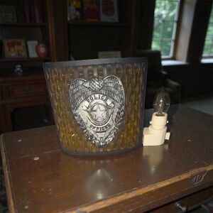 Police Officer Badge Night Light
